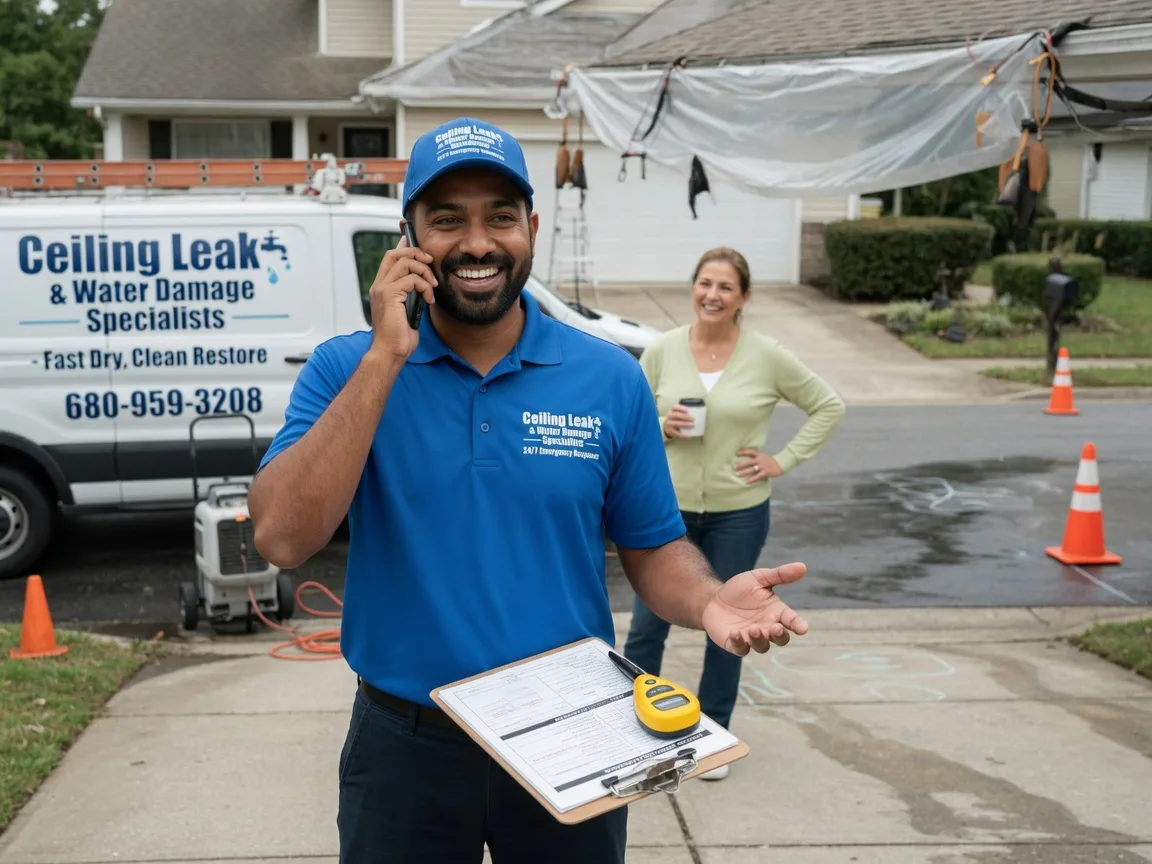 Ceiling Leak Cleanup Seneca, KS FAQs
